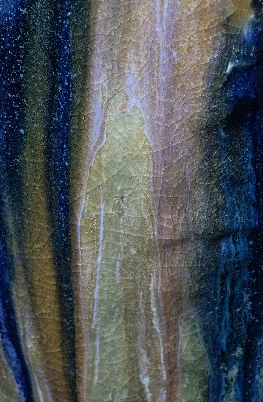 Details of enamels from ceramic sculpture "The Inner Castle (II)"