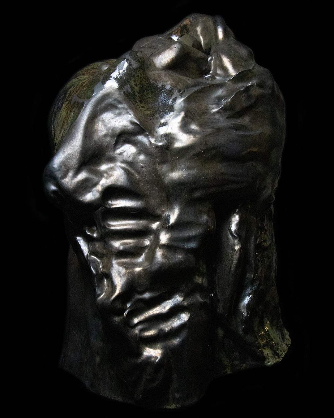 ceramic sculpture "Lion"