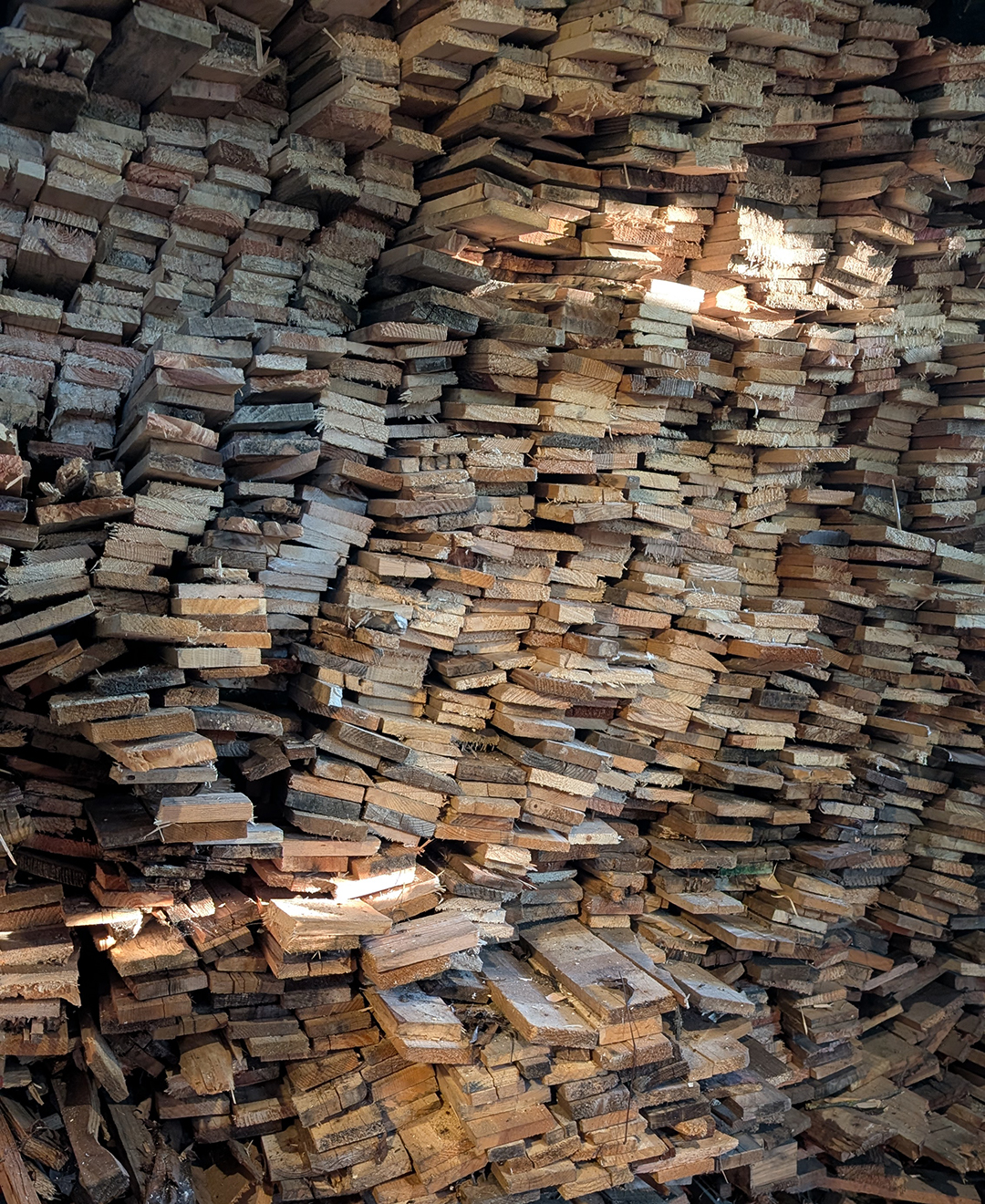 Wood stock for woodfiring