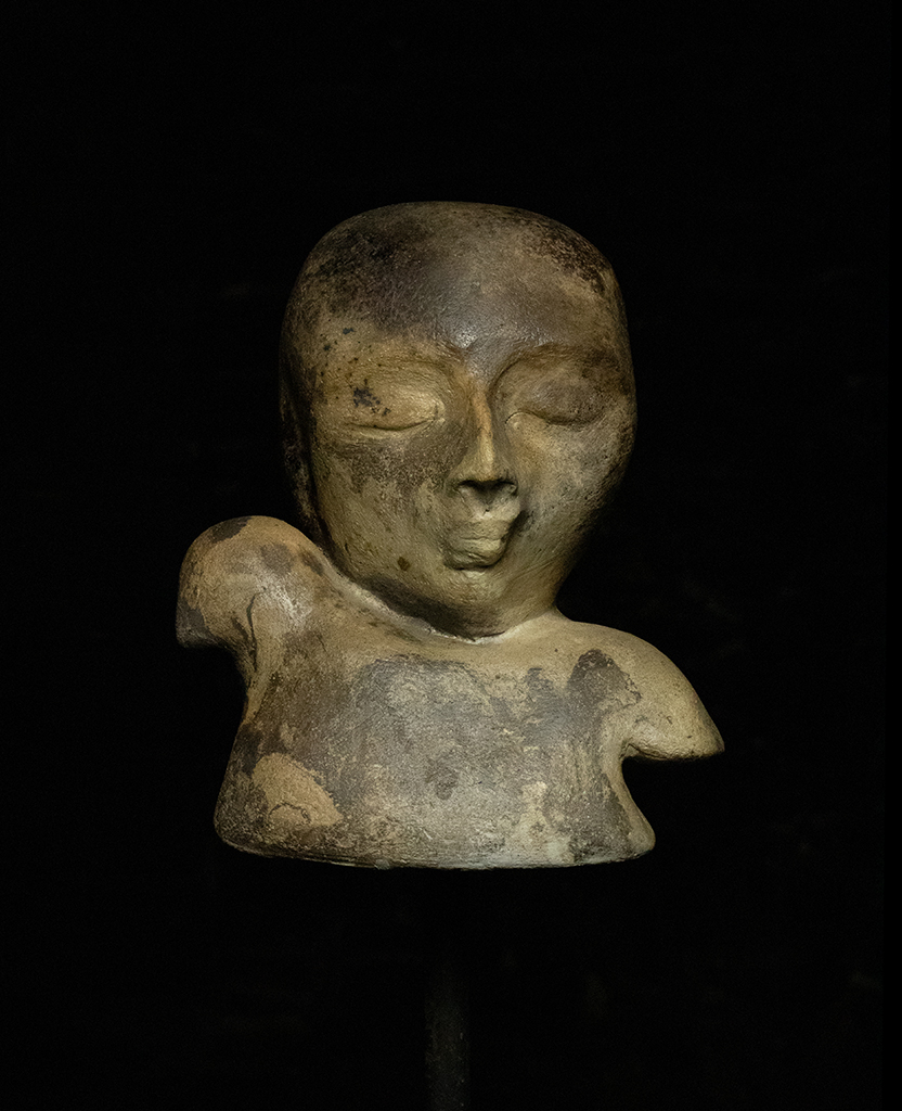 Nicolas-Pierre Réveillard, sculpture "L'Ensommeillé" - "The Sleepy" (1)