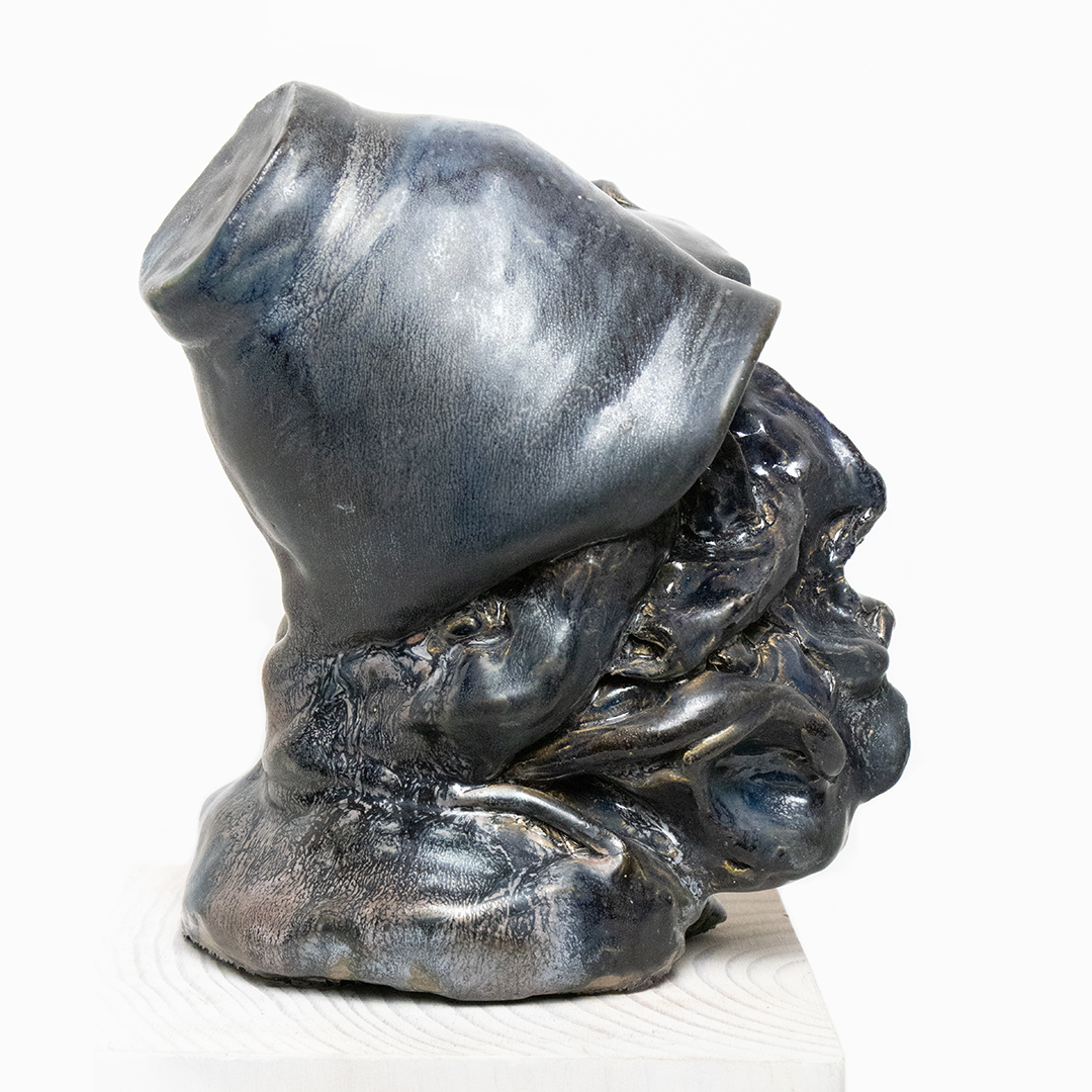 Nicolas-Pierre Réveillard, sculpture « Chutes! #3 (Monsieur Ouine) » ∼ « Falls! #3 (Mister Ouine) » (2)